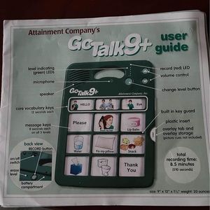 GoTalk 9+ communication device